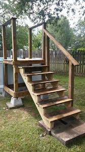 25 best ideas about pool steps on pinterest. Pool Access Platform W Repurposed Pool Ladder Going Into Pool Pool Steps Backyard Pool Pool Ladder