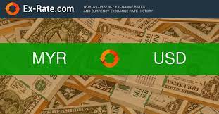 Us dollar exchange rate history. How Much Is 107 Ringgits Rm Myr To Usd According To The Foreign Exchange Rate For Today