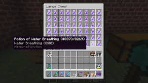 Water breathing potions will allow you to stay underwater for 3 minutes. Closed Auction Dc Of Wather Breathing Potions 8 Min Empire Minecraft