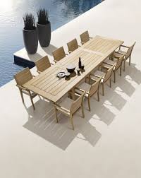 Sustainable Teak Dining From Manutti S New Siena Collection Teak Outdoor Outdoor Teak Dining Table Teak Outdoor Furniture