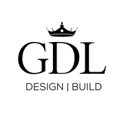 This logo image consists only of simple geometric shapes or text. Gdl Logo White Timber Windows Direct