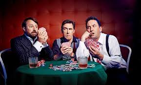 The comedian was originally only asked to read the script so he could give feedback. David Mitchell Rob Brydon Lee Mack British Comedy Poker Lee Mack