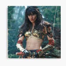 Knights and samurais are both horsemen, so why do japanese armor cover the groin better? Xena Canvas Prints Redbubble