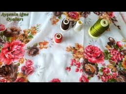 Krem Cicekli Yazmaya Sirali Cok Guzel Igne Oyasi Modeli Youtube 2020 Yazma Elde Nakis Youtube