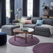It lets you create a warm and inviting look with your favorite decor, collectibles, potted plants etc. Stoense Rug Low Pile Purple 130 Cm Ikea