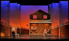 Sunset Created Via Simple Top And Bottom Wash Lighting Stage Lighting Design Set Design Theatre Lighting Design Theatre