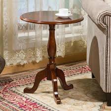 Designer terence conran round circular glass top & solid oak leg coffee table. Solid Wood Small Round Table American Sofa Side Table European Style Simple Round Coffee Table Small Coffee Table Side Corner Co Daisy S Corners