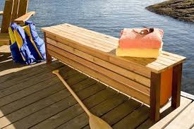 Cut the first deck board to length and fasten it down. Free Plans For A Stylish Dockside Storage Bench Real Cedar