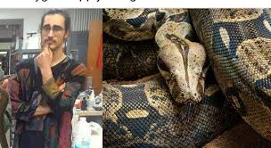 Elliot Senseman died just days after being suffocated by a boa constrictor  he had taken in.