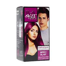 Hicolor red hilights permanent creme hair color. Splat Original Complete Kit Berry Blast Semi Permanent Hair Dye