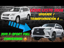 Upgrade your lexus lx570 2012 to 2020 model with the best quality parts condition: Transformacion Lexus Lx570 2008 A 2019 F Sport Upgrade Lexus Lx570 2008 To 2019 Fsport Youtube