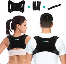 The product helps prevent hunching and slouching and they also suggest tightening the back brace over time so that the body gets used to the correct posture without added pain. Adjustable Posture Corrector For Men And Women Upper Back Brace For Clavicle Physiotherapy Posture Brace For Back Shoulder Spine Support Neck Pain Black Amazon De Drogerie Korperpflege