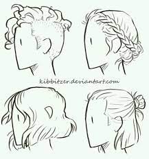 Even More Art Reference Dump Short Hair Drawing Curly Hair Drawing How To Draw Hair