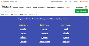 Save Up To 95 On Godaddy S Domain Names From 2 99 Only Spring Coupon