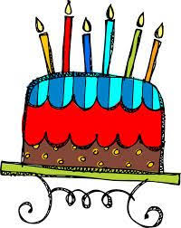 Birthday Cake Clipart Black And White Png 