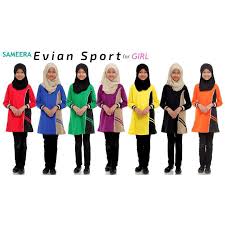 Selamat datang ke kedai baju renang muslimah noha. Baju Sukan Muslimah Evian Kanak Kanak Perempuan Tshirt Muslimah Kanak Kanak Perempuan Shopee Malaysia