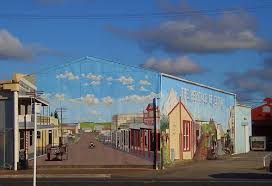 Wall Art On Building In Eltham New Zealand Art Sidewalk Art Street Art