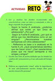 1 Lee Y Analiza Las Fuentes Reconociendo Mis Caracteristicas Como Ser Unico Y Semejante A Otro Y Brainly Lat