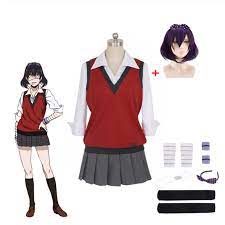 Midari, if you don't t. Kakegurui Midari Ikishima Cosplay Kostume Perucken Madchen Schule Uniformen Weste Kleid Mit Auge Maske Socken Fur Halloween Party Anime Costumes Aliexpress