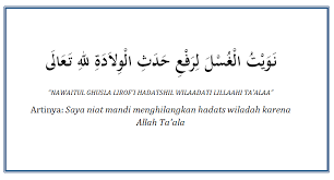 Bacaan Mandi Nifas Dan Wiladah