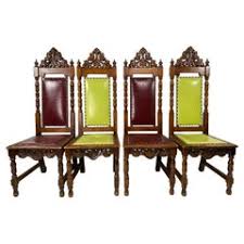 Top suggestions for gothic dining room set. Gothic Dining Chairs 33 For Sale On 1stdibs