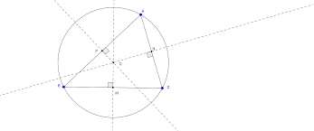 Fie i centru cercului circumscris în triunghiul abc, dacă m este un punct în spațiu. Mediatoare Si Cerc Circumscris Unui Triunghi Geogebra