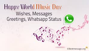 .make music day, or world music day was originated and celebrated in paris in 1982 by jack lang, the then minister of culture and maurice fleuret, who became the director of music. Happy World Music Day Wishes Messages Quotes Status