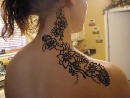 As Tattoo No Too Much As Henna Yes Henna Tattoo Neck Tattoo Tattoo Trends