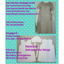 Jika kamu ingin membuat gamis sendiri, maka kamu akan dapat menentukan panjang gamis sesuai dengan tinggi badan kamu sendiri. Bisa Cod Pola Daster Midi 01 Model Kancing Bobok Depan Busui Friendly Pola Produksi Homedress Shopee Indonesia