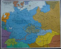 1933 karte deutschland österreich tschechoslowakei bayern berlin ruthenia bohème. Anonymus Deutsches Reich Unter Hitler 1933 39 Antike Karten Antiquariat Adina Sommer