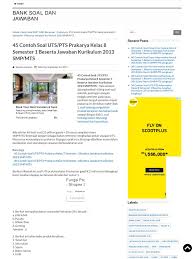 Uts prakarya kelas ix semester 2. Soal Prakarya Essay Kelas 8 Guru Paud
