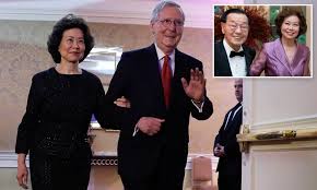 James chao, in the videos, cites elaine's work as a college student helping to build up the business. Elaine Chao Canceled China Trip After Ethics Officials Complained She Sought To Include Family Daily Mail Online