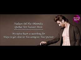 Lambiyan Si Judaiyan Lyrics Arijit Singh Raabta 2017 Lyrical Video With Translation Youtube Lyrics Fake Love Songs