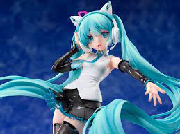 Hatsune miku cat ear headphones set yowu limited vocaloid bluetooth luxury set. Vocaloid Yowu X F Nex Hatsune Miku Cat Ear Headphones Ver 1 7 Scale Figure