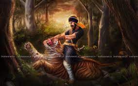 Sharanart S Deviantart Gallery Guru Pics Warrior Paint Baba Deep Singh Ji