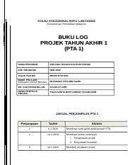 Akun laba ditahan ini yang akan dipakai untuk pembagian dividen bagi pemegang saha, jika anda menggunakan zahir sebagai software akuntansi anda, maka begini contoh tutup buku kas. Lampiran 2 Buku Log Pta1 Edisi 2020 Bptv Docx Kolej Vokasional Batu Lanchang Kementerian Pendidikan Malaysia Buku Log Projek Tahun Akhir 1 Pta 1 Course Hero