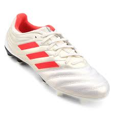 Chuteira Campo Adidas Copa 19 3 Fg Branco E Vermelho Netshoes A adidas lançou nesta semana a nova versão da chuteira nemeziz, com a promessa de mais agilidade e performance para os criadores dentro de campo. chuteira campo adidas copa 19 3 fg