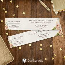 Rustic Address Labels Printable Instant Download Neutral Floral Diy Wrap Around Rustic Address Labels Wedding Address Labels Diy Wedding Invitations Templates