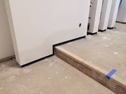 Our architectural drywall trims and reveals provide the opportunity to shape and sculpt interior walls, make seamless transitions, and connect dissimilar materials. A Catskill Conversion Z Reveal Trim I Hate Standard Baseboard Trim
