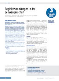 Teilweise bestehe jedoch kein zugang. Begleiterkrankungen In Der Schwangerschaft