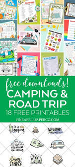 free printable camping stickers pineapple paper co