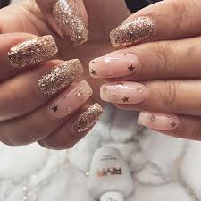 21 sparkly af glitter nail designs that will make you feel like a mermaid. 43 Gold Nail Designs For Your Next Trip To The Salon Stayglam