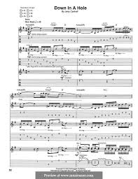 It is the twelfth song on most pressings of the album and fourth or eleventh on others. Down In A Hole Alice In Chains Von J Cantrell Noten Auf Musicaneo