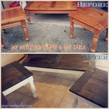 Distressed Coffee Side Table Diy With Images Diy Farm Table Diy Side Table