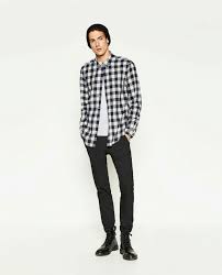 Black And White Checkered Shirt Outfit Men Black And White Flanel Shirt Plaid Outfits Black And White Flannel Flannel Outfits