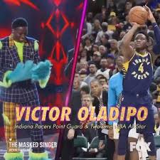 On wednesday's special holiday episode of the masked singer, thingamajig — a.k.a. Thescore Victor Oladipo Revealed As Thingamajig On The Masked Singer Facebook