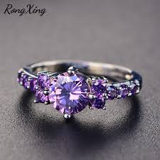 The term amethyst derives from the ancient greek word methustos, which translates roughly to intoxicated. Rongxing 8mm Round Purple Aaa Zircon Rings For Women Silver Color February Birthstone Ring Vintage Fashion Jewelry Ring For Women 925 Fashion Rings For Womenrings For Women Aliexpress