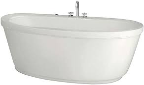 But we've heard some complaints: Maax 105359 000 001 Jazz Oval Acrylic Freestanding Soaking Bathtub With Center Drain 66 In L X 36 In W X 24 In H White Amazon Com