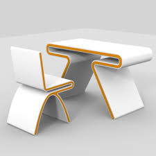Modern desk design by regressor | cgportfolio: Futuristic Desk Table Sansar Store