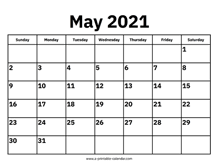 Handycalendars.com has been visited by 10k+ users in the past month May 2021 Calendars Printable Calendar 2021